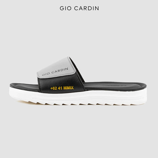 JUDE SLIDES | GREY / BLACK / WHITE | UNISEX - Gio Cardin