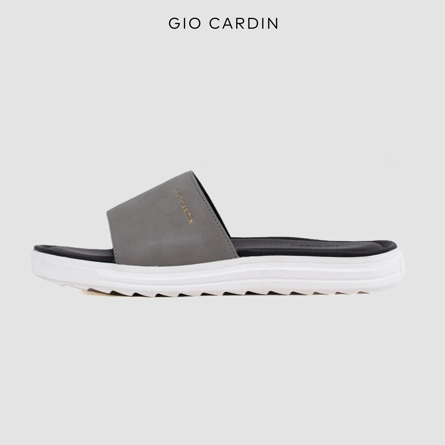 SERENO SLIDES | GREY / WHITE | UNISEX - Gio Cardin
