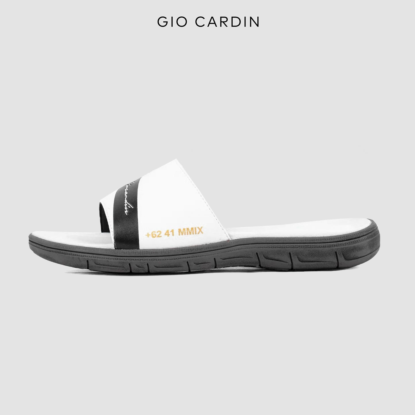 FOCIO SLIDES | WHITE / BLACK / BROWN | UNISEX - Gio Cardin