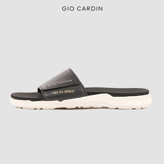 MAGNI SLIDES | ALMOST BLACK | UNISEX - Gio Cardin