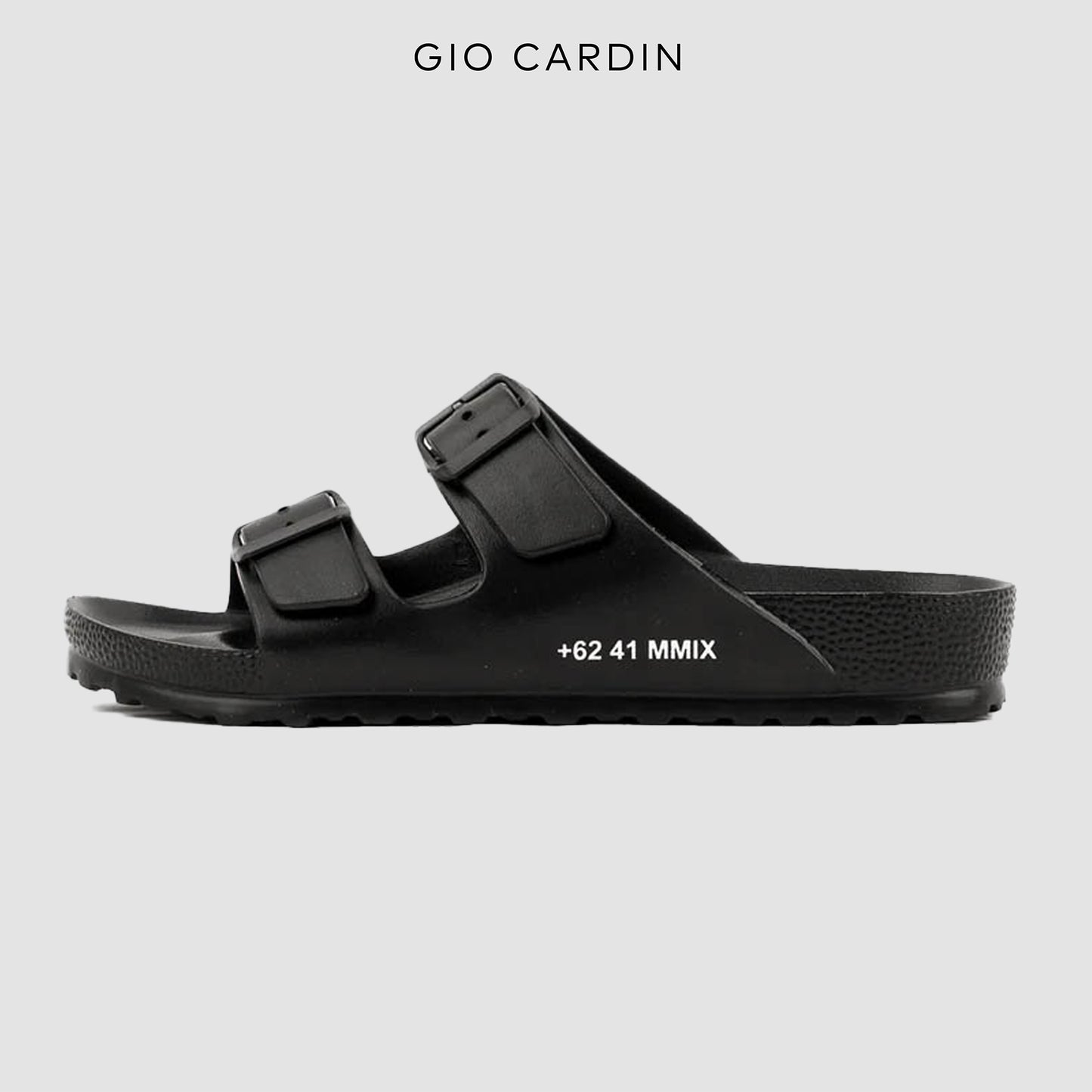 LEON SANDALS | TRIPLE BLACK | UNISEX - Gio Cardin