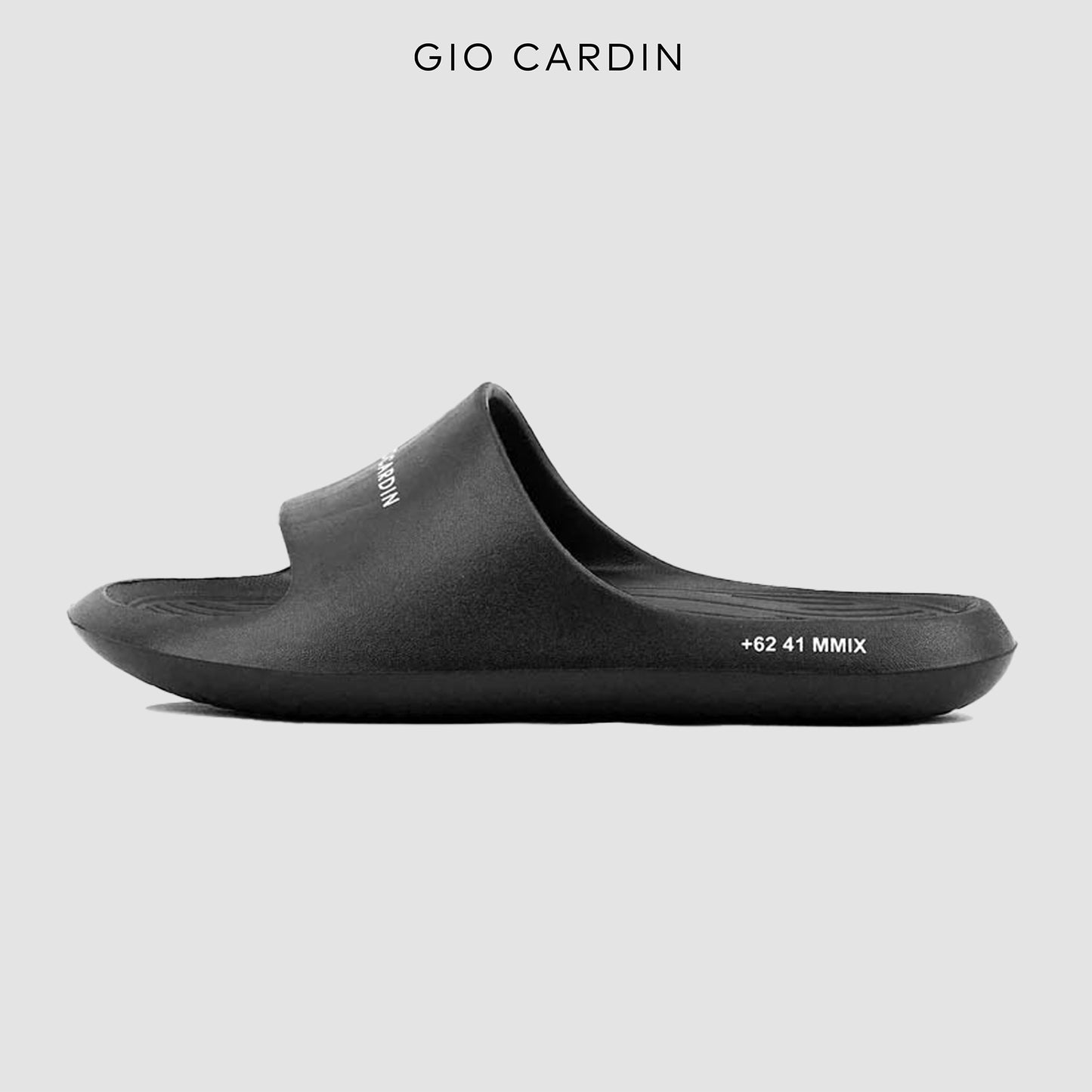 LINO SLIDES | TRIPLE BLACK | UNISEX - Gio Cardin