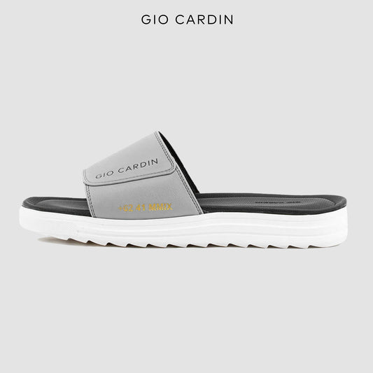 JUDE SLIDES | GREY / GREY / WHITE | UNISEX - Gio Cardin