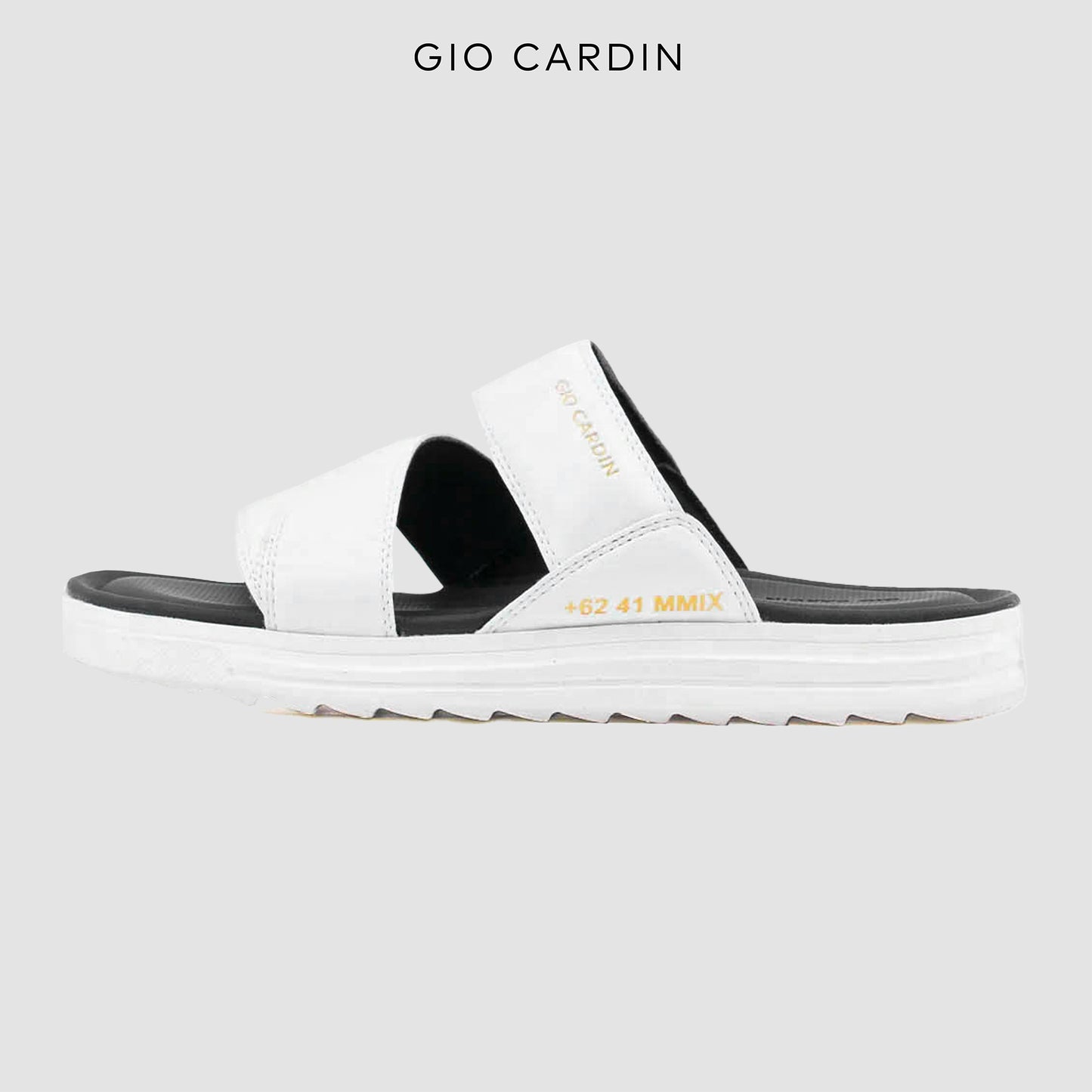 HUGO SANDALS | TRIPLE WHITE | UNISEX - Gio Cardin