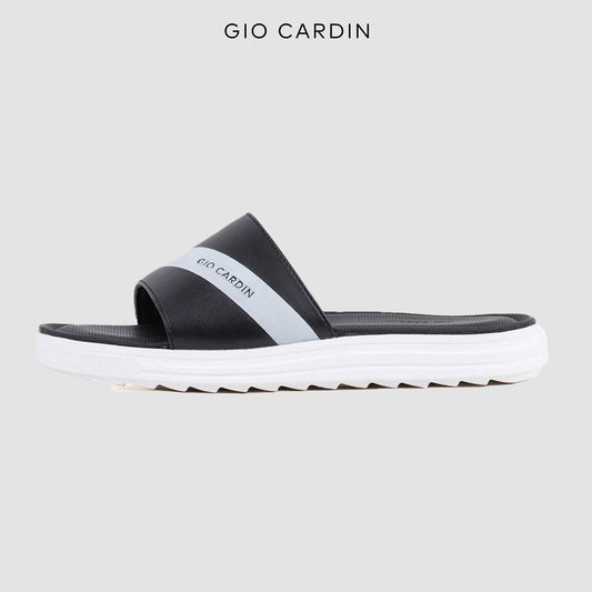 ELIO SLIDES | BLACK / WHITE / WHITE | UNISEX - Gio Cardin