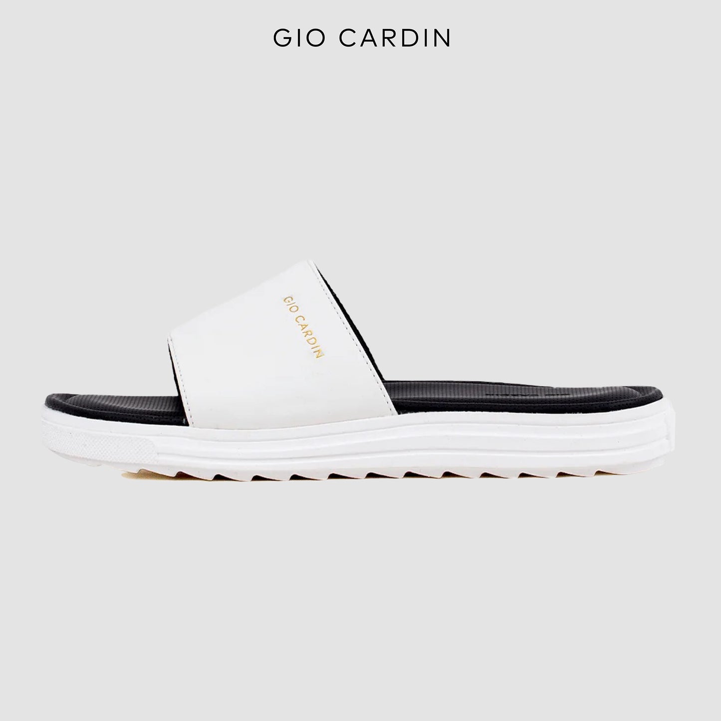 SERENO SLIDES | WHITE / WHITE | UNISEX - Gio Cardin