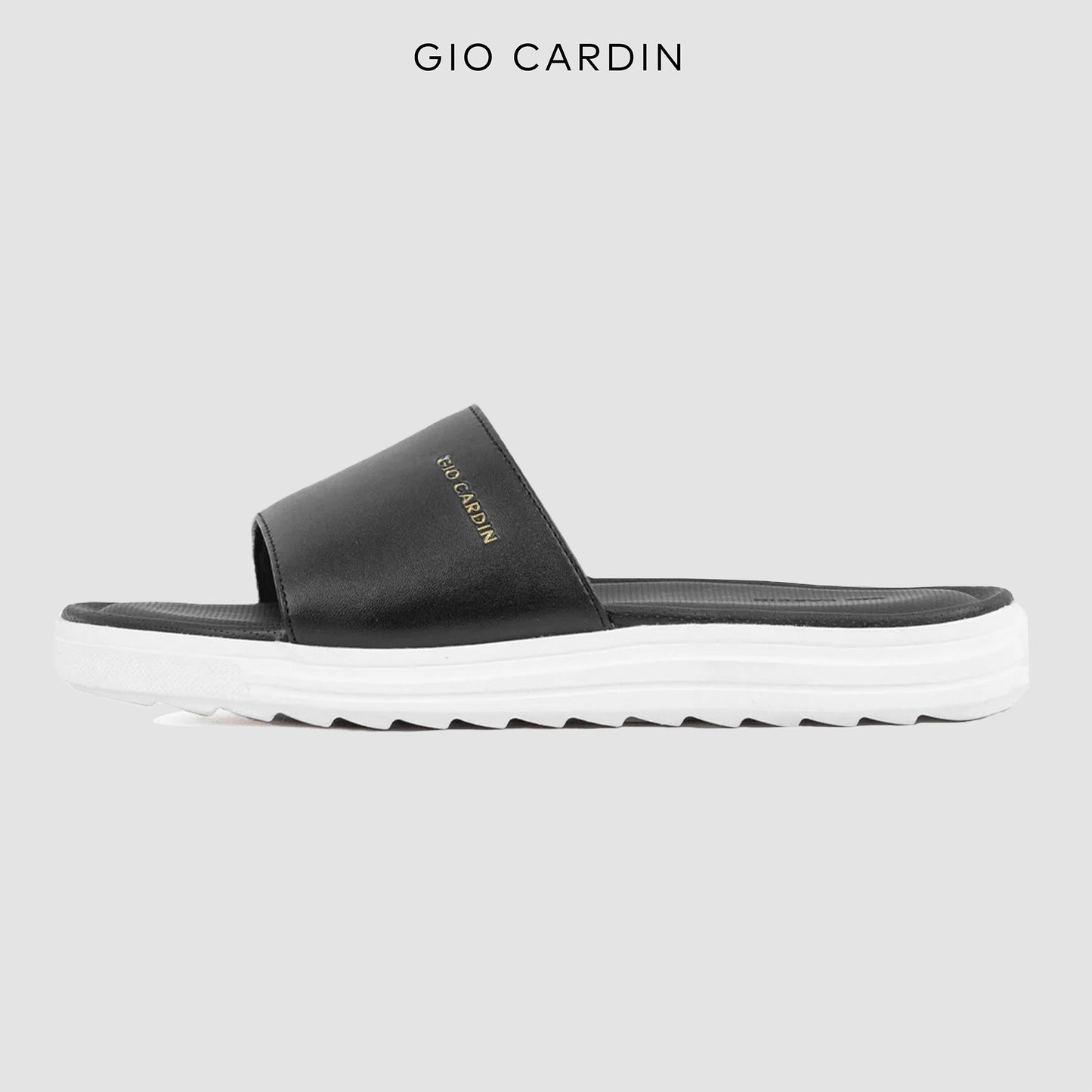 SERENO SLIDES | BLACK / WHITE | UNISEX - Gio Cardin