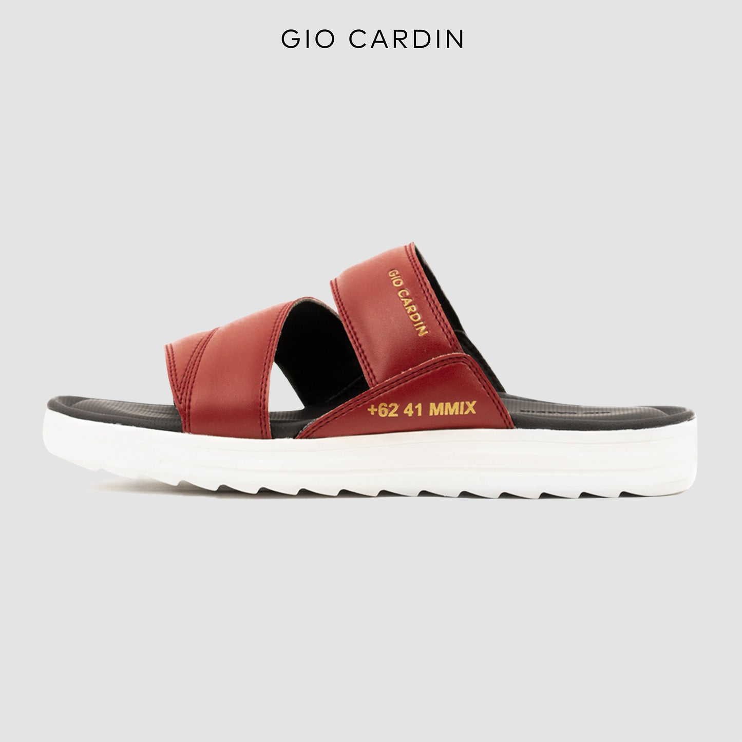 HUGO SANDALS | RED / WHITE | UNISEX - Gio Cardin