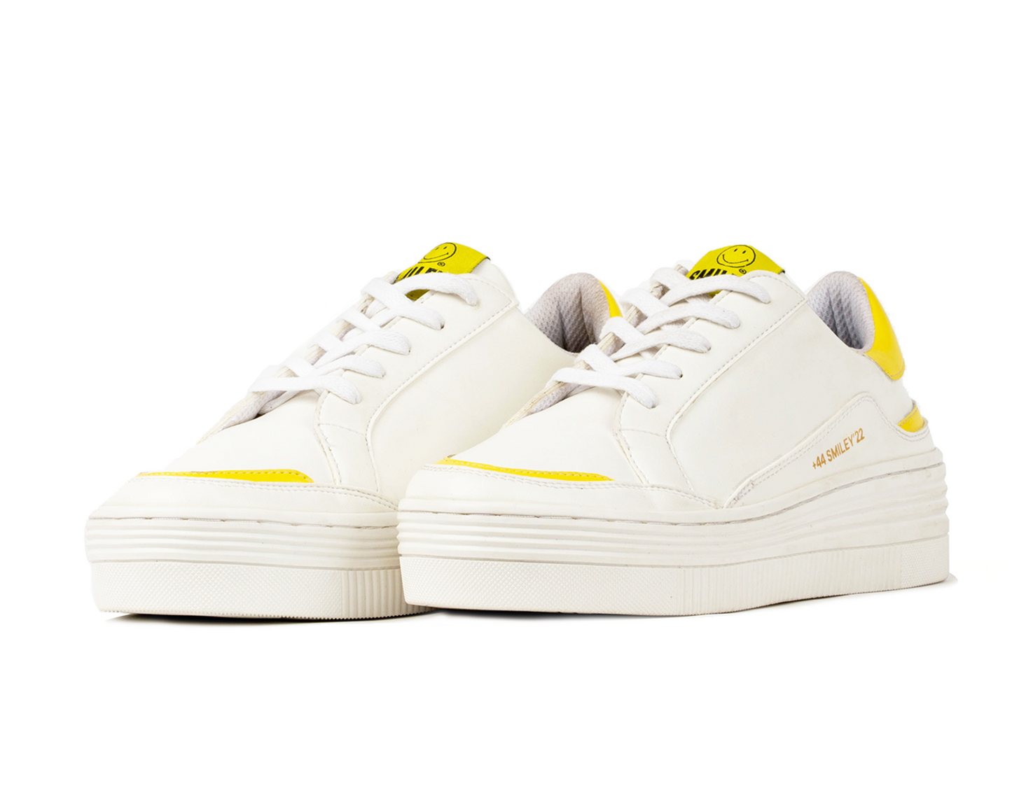 GIO CARDIN x SMILEY - AVA Sneakers White / Yellow