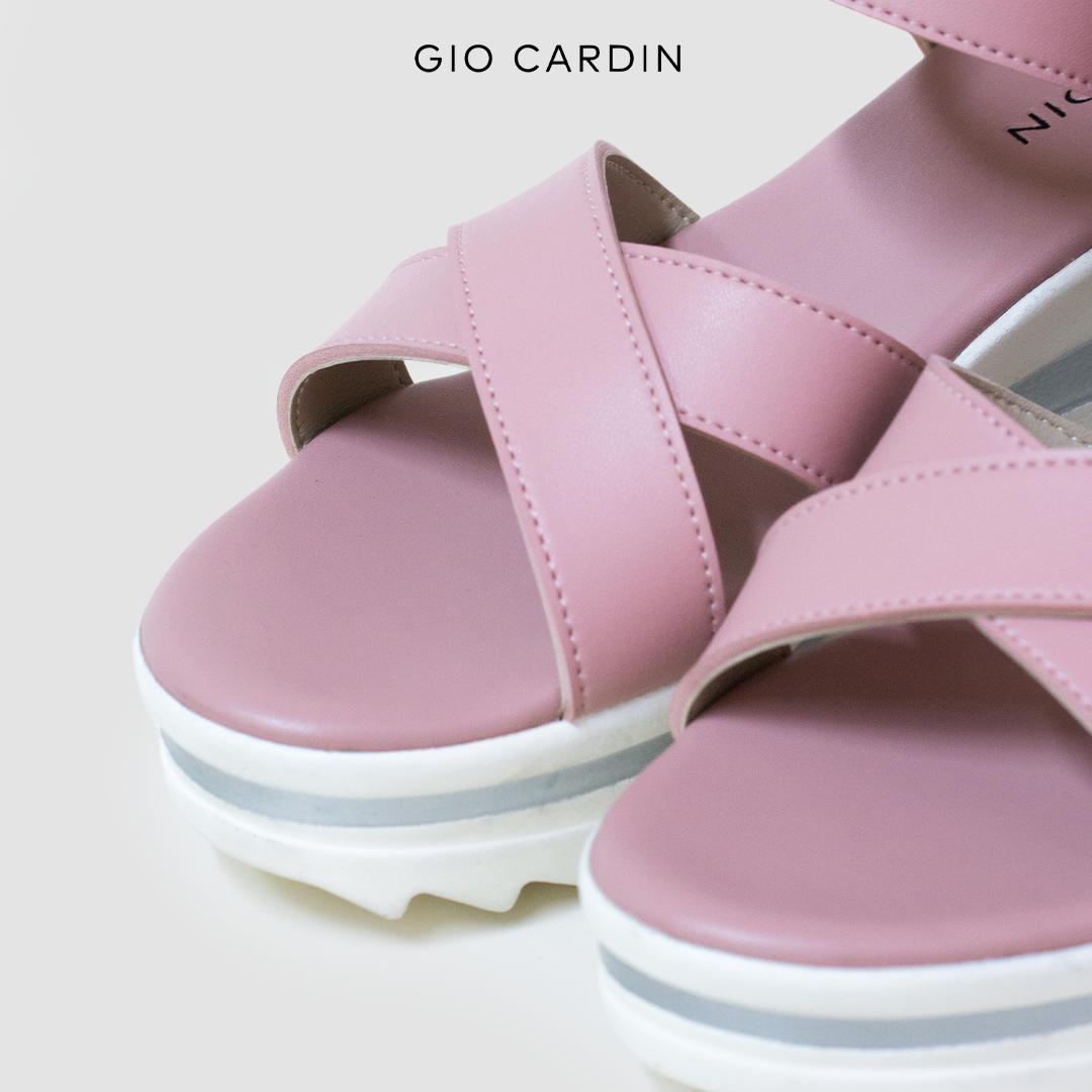 CANELA WEDGES SANDALS | PINK | WOMEN - Gio Cardin
