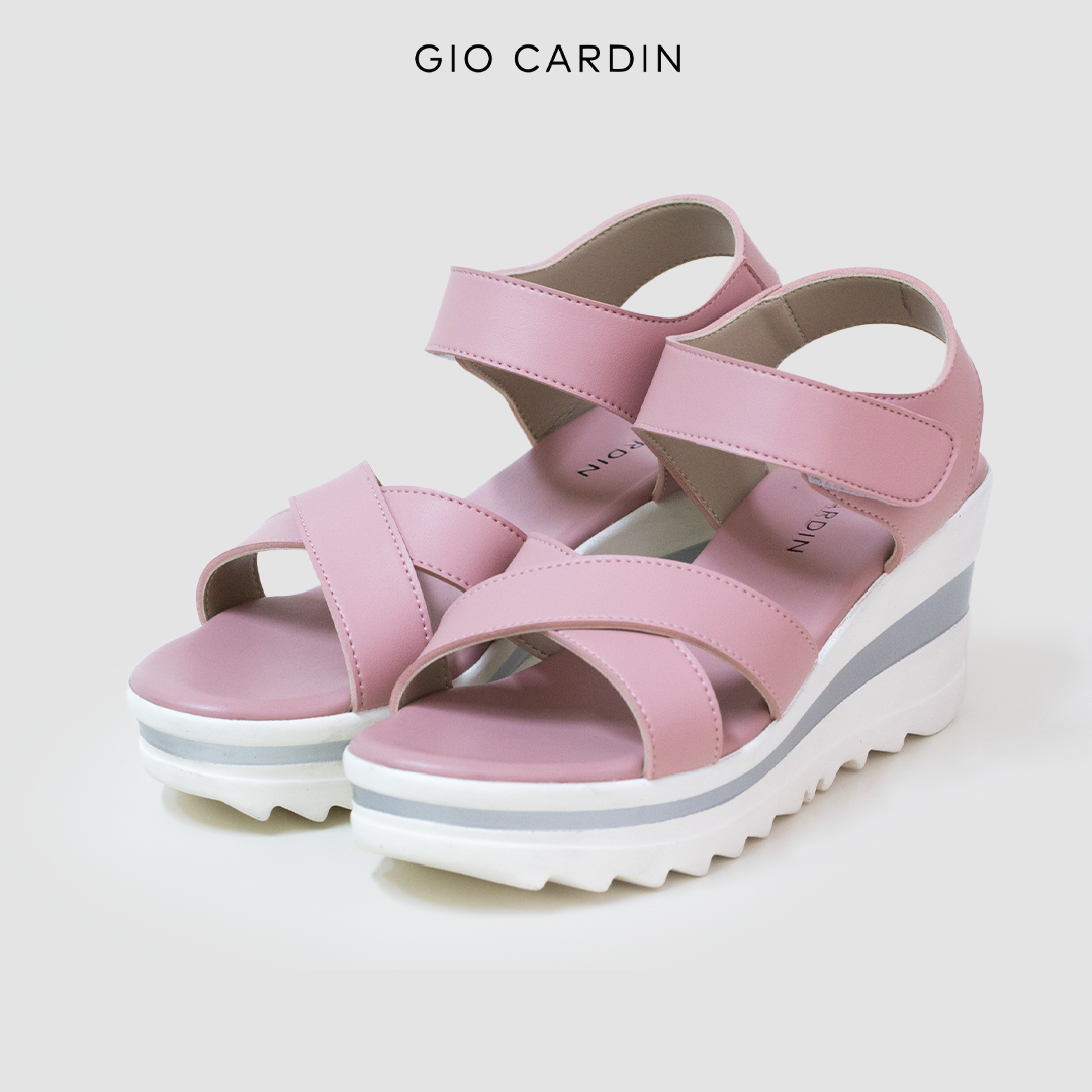 CANELA WEDGES SANDALS | PINK | WOMEN - Gio Cardin