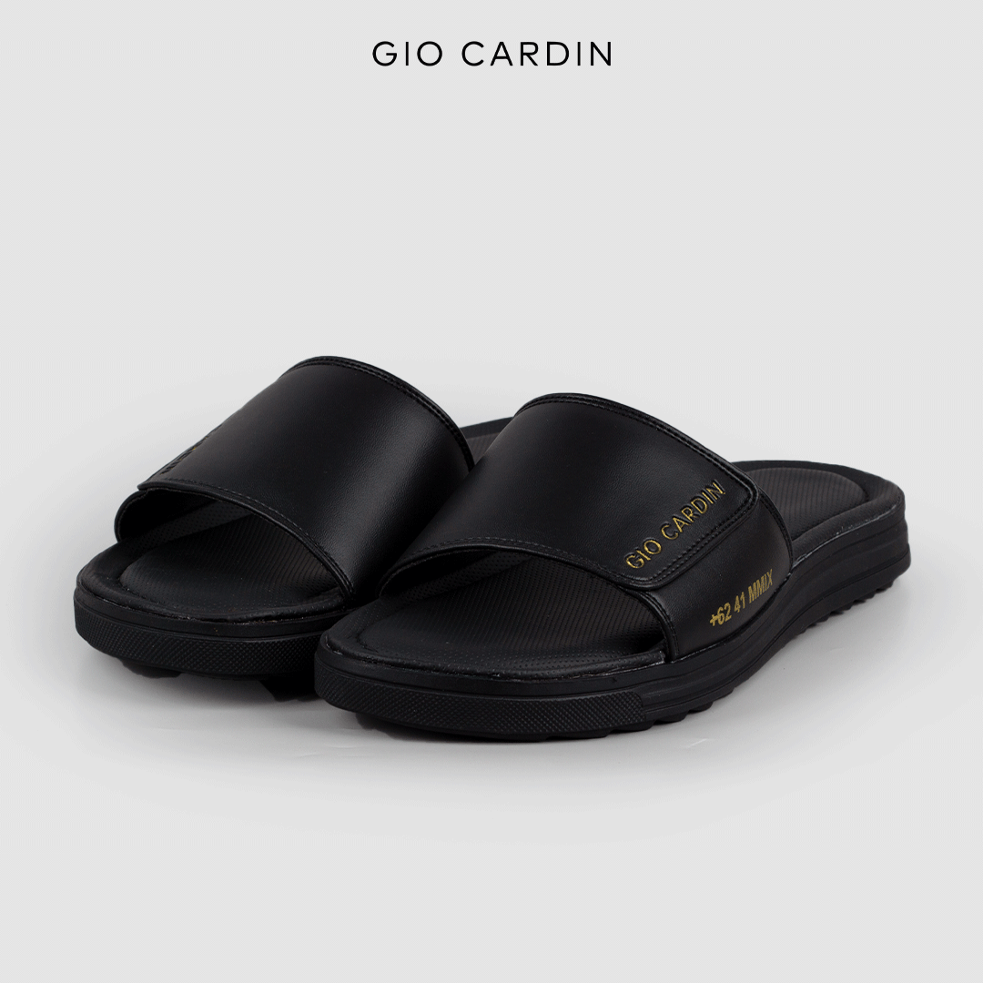 JUDE SLIDES | TRIPLE BLACK | UNISEX