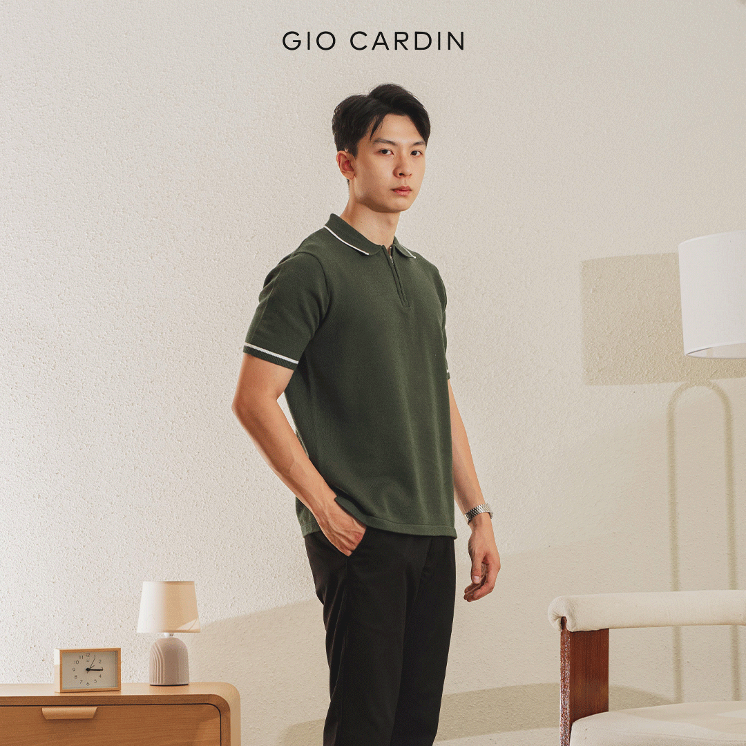 LINO KNIT POLO | OLIVE | MEN