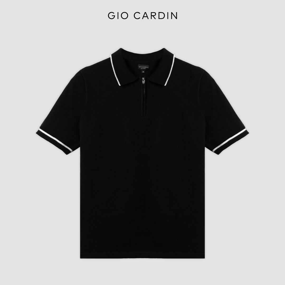 LINO KNIT POLO | BLACK | MEN