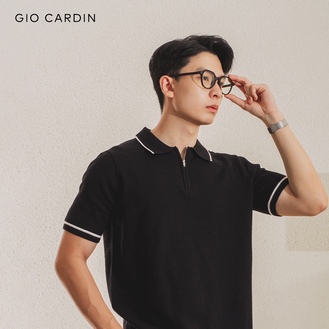 LINO KNIT POLO | BLACK | MEN