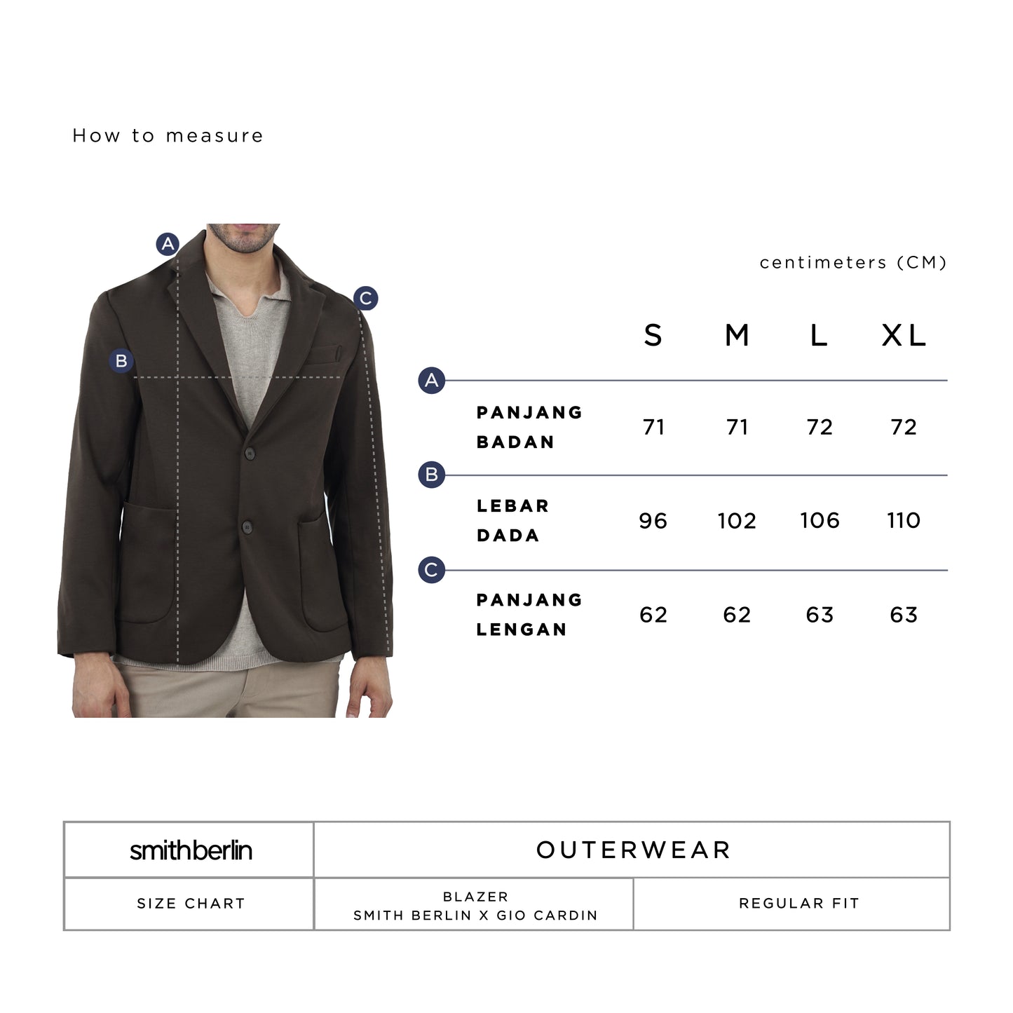 GIO CARDIN x SMITH BERLIN - BLAZER COMFORT - MEN
