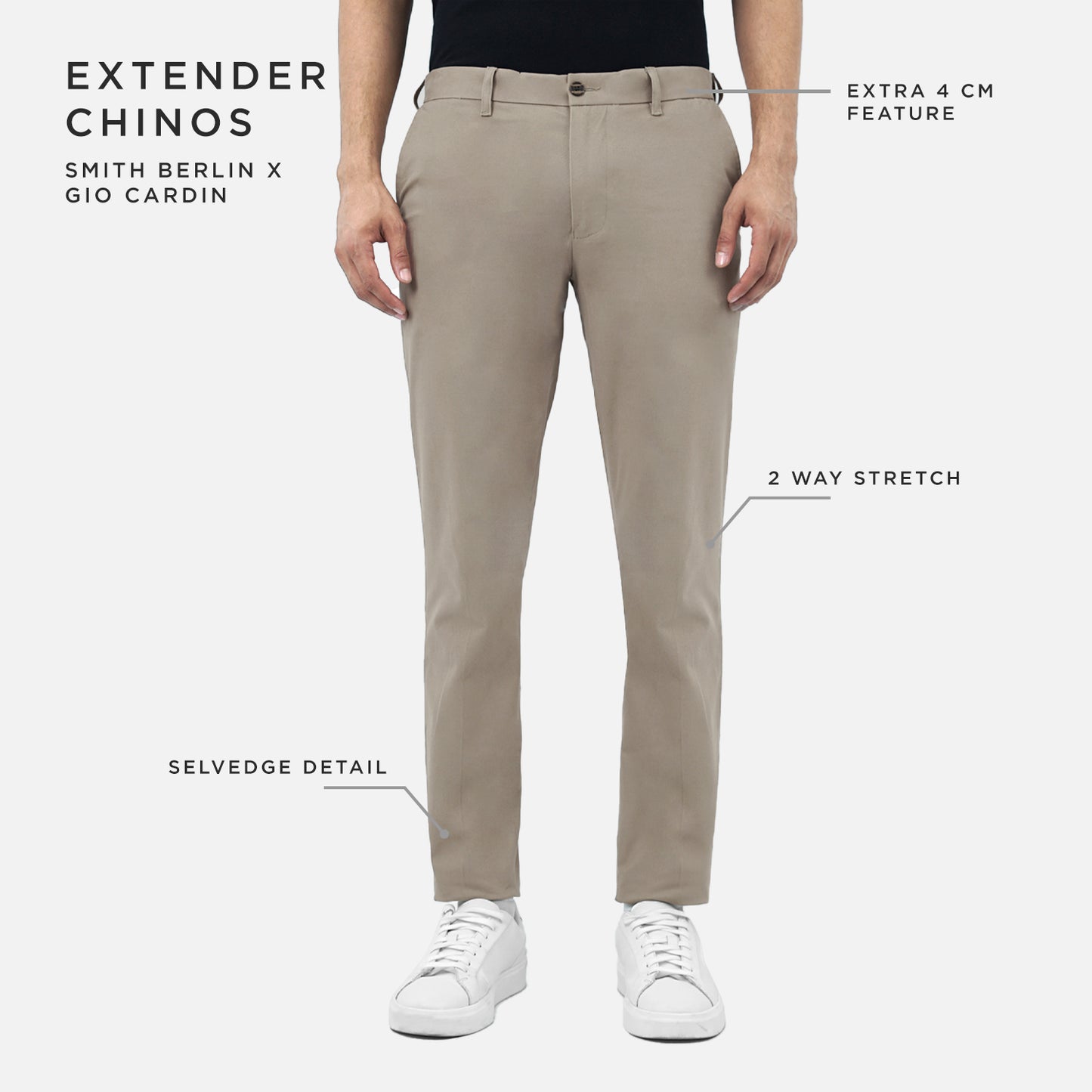 GIO CARDIN x SMITH BERLIN - CHINO EXTENDER