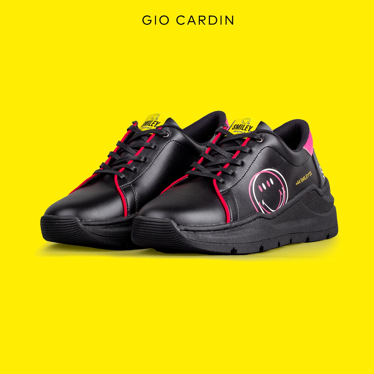 GIO CARDIN x SMILEY - LORRIMER - BLACK / LILAC