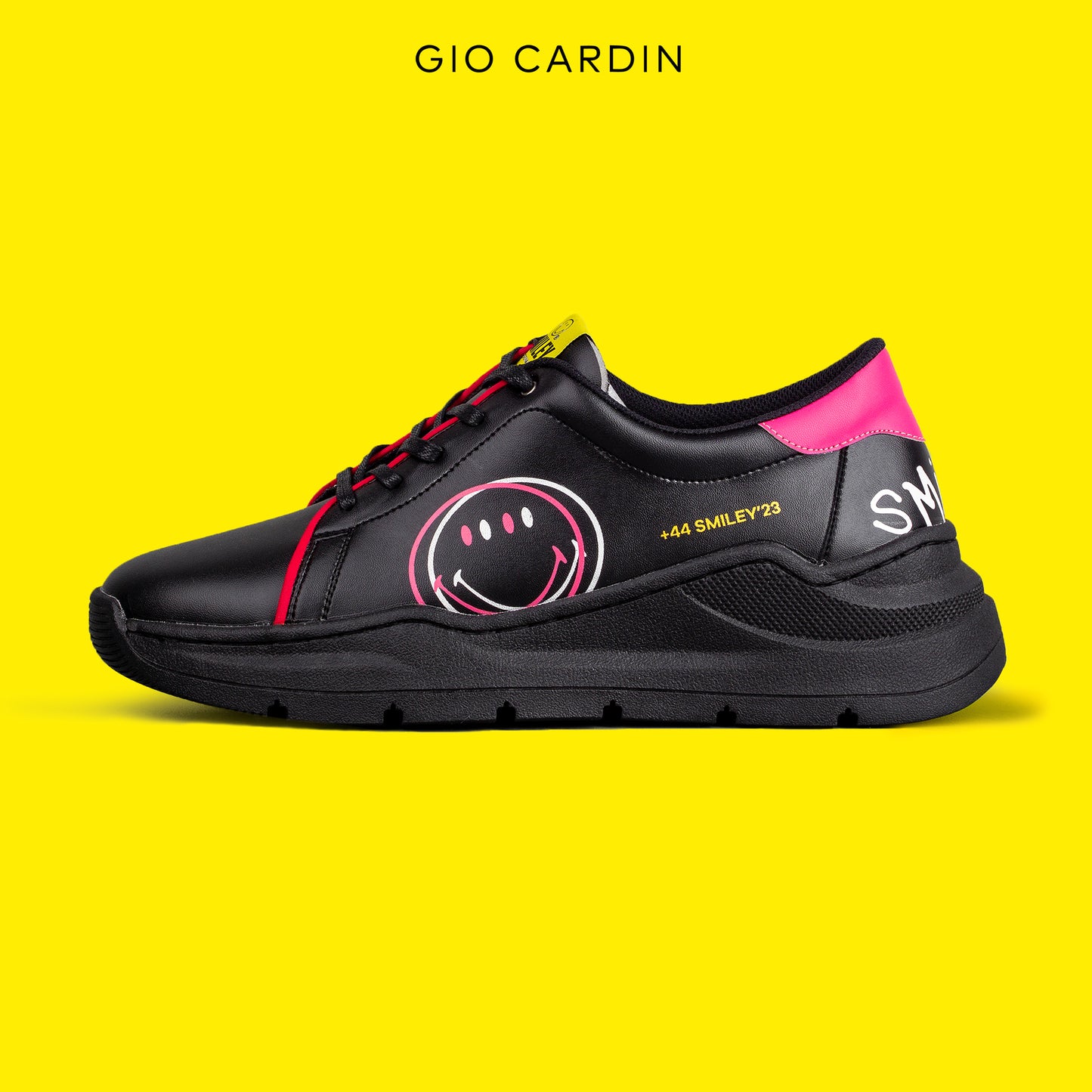 GIO CARDIN x SMILEY - LORRIMER - BLACK / LILAC