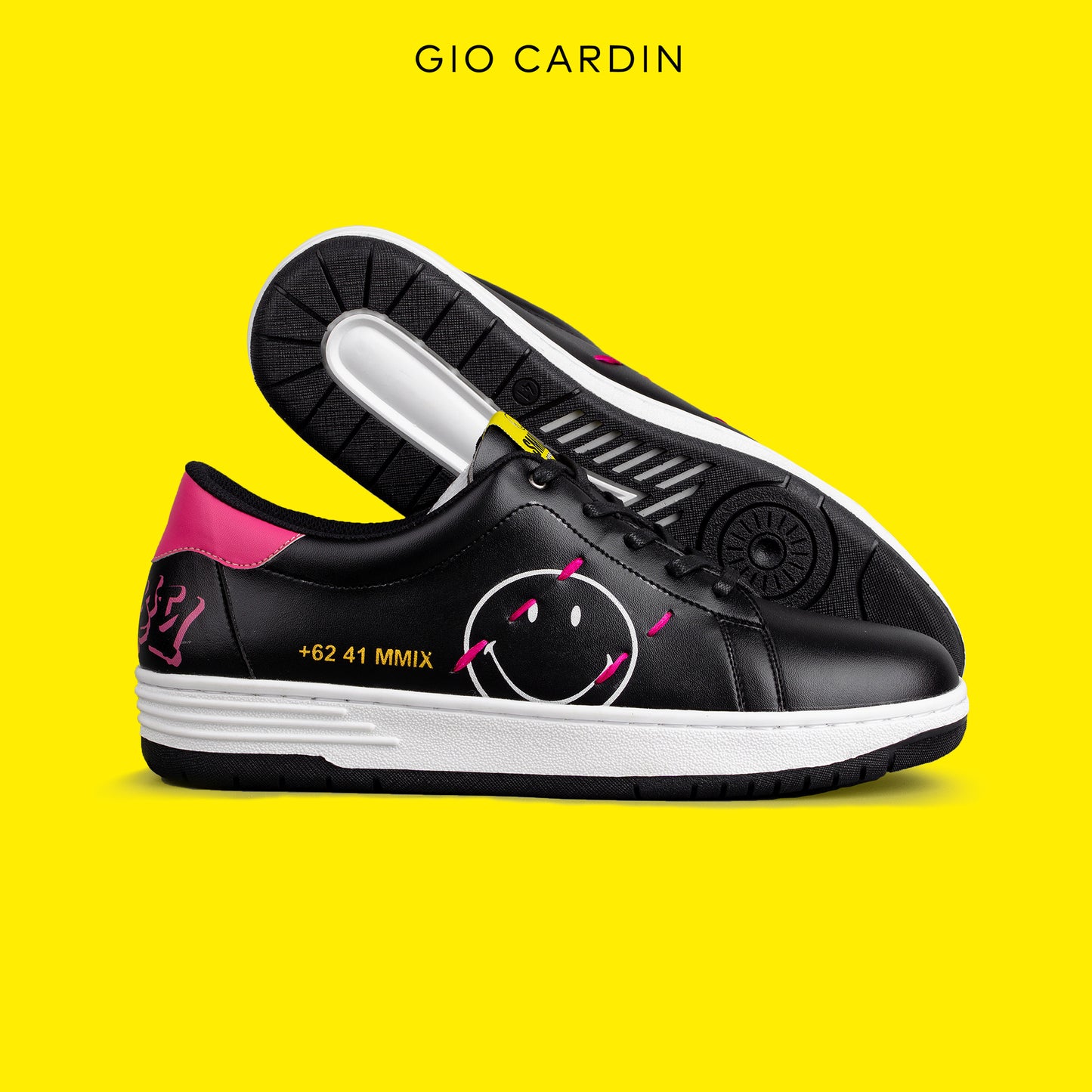 GIO CARDIN x SMILEY - HONORIUS - BLACK / LILAC / BLACK