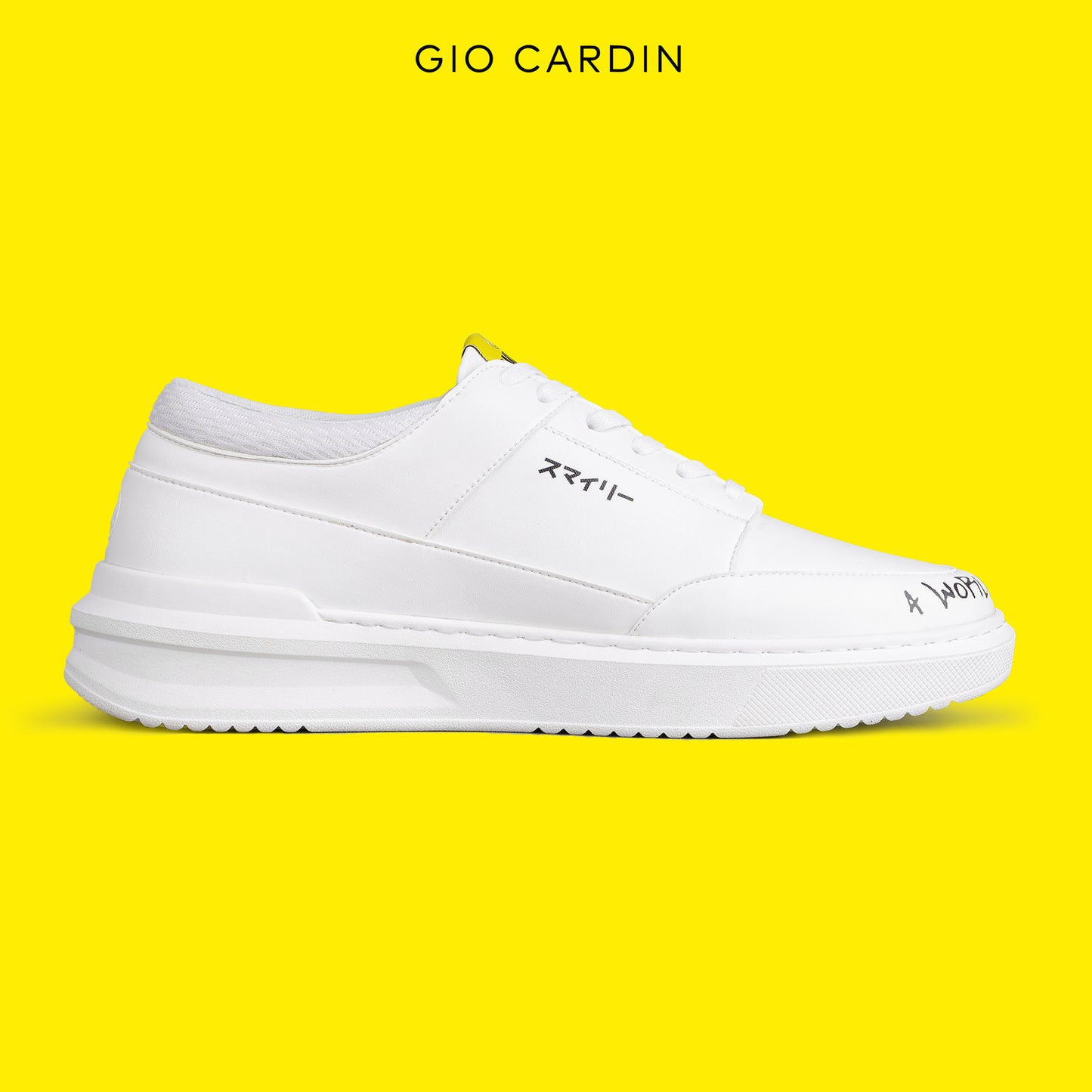 GIO CARDIN x SMILEY - RIES - TRIPLE WHITE