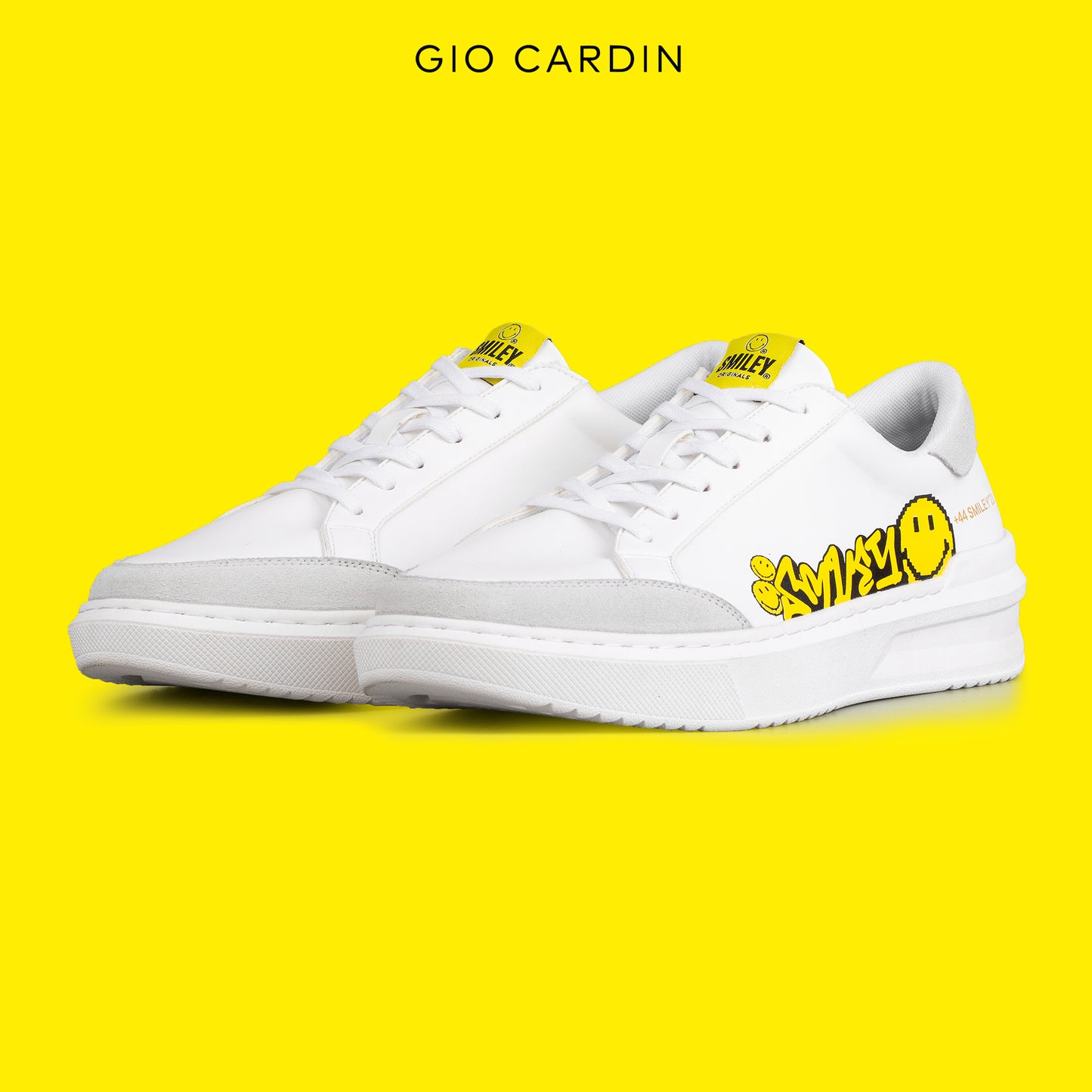 GIO CARDIN x SMILEY - FAUST - TRIPLE WHITE