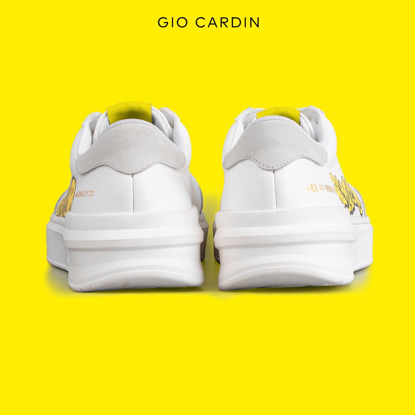 GIO CARDIN x SMILEY - FAUST - TRIPLE WHITE