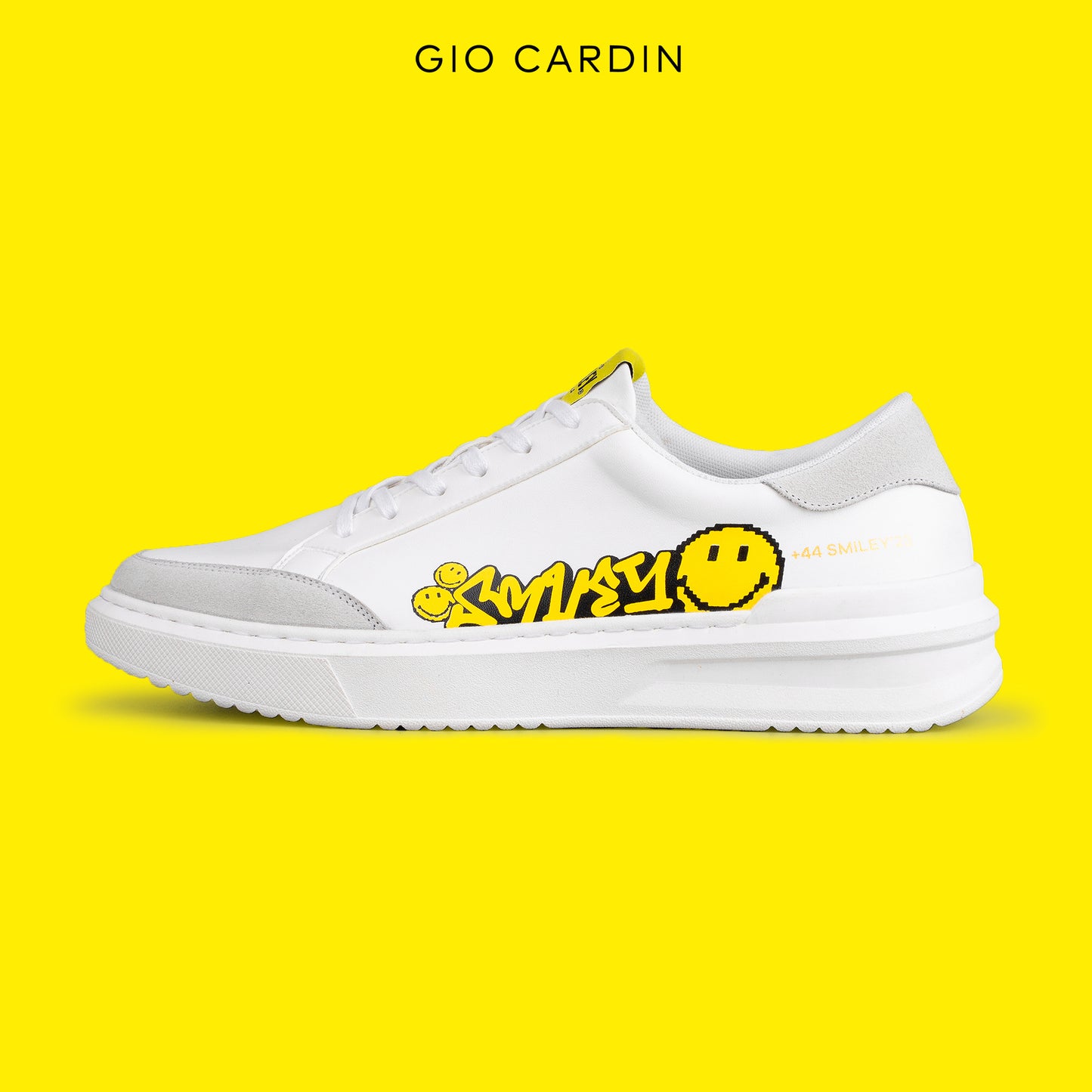 GIO CARDIN x SMILEY - FAUST - TRIPLE WHITE