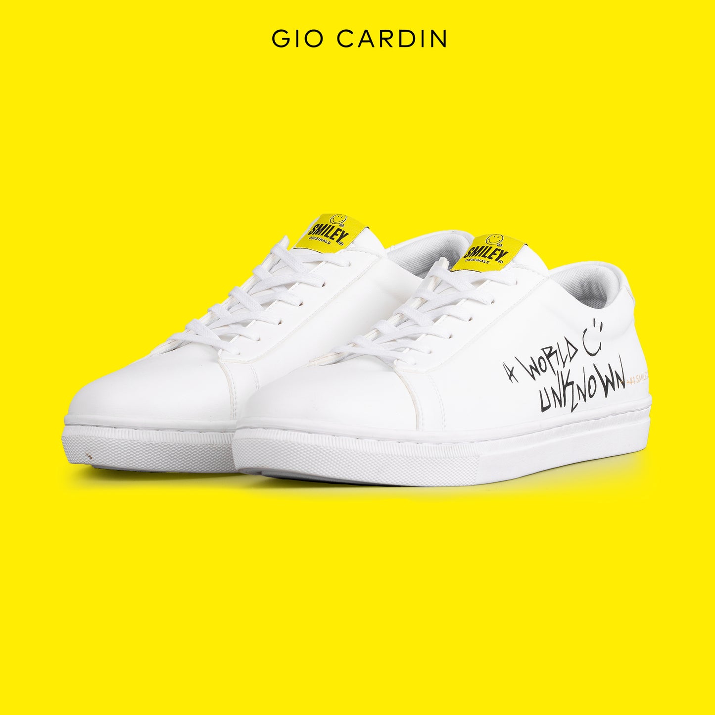 GIO CARDIN x SMILEY - ARGUS - TRIPLE WHITE