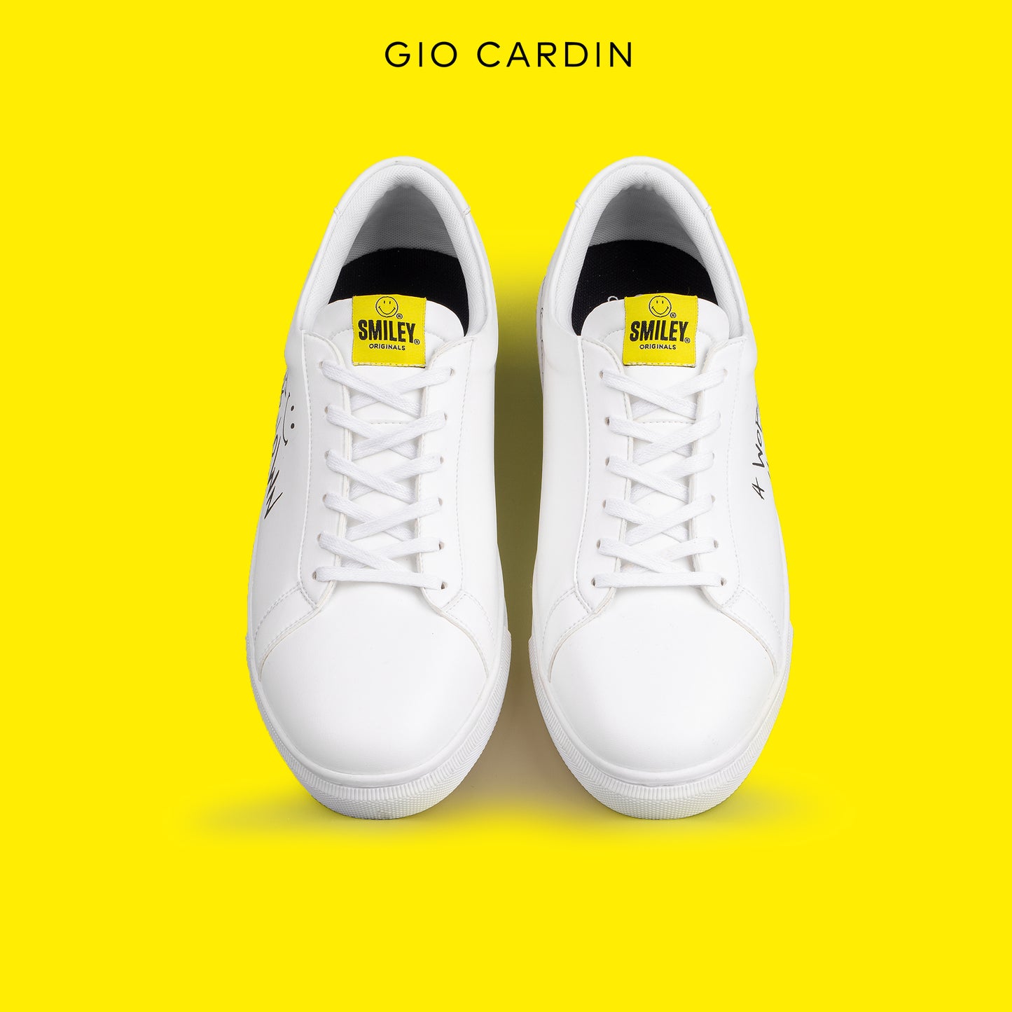 GIO CARDIN x SMILEY - ARGUS - TRIPLE WHITE