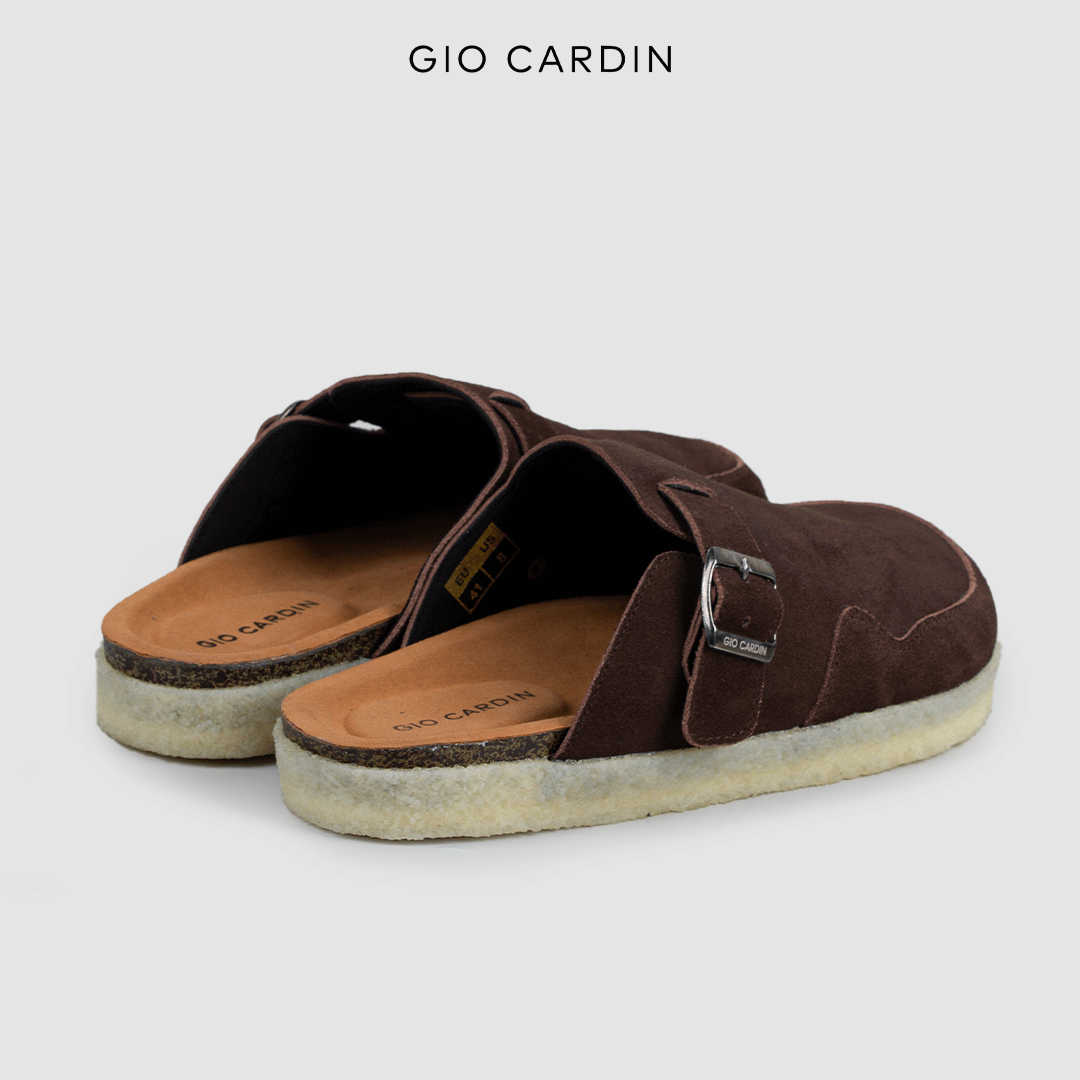 YOKO SANDALS | COFFEE SUEDE | MEN
