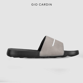 GIO CARDIN - Sandal Slides Pria Wanita Nova Triple Grey
