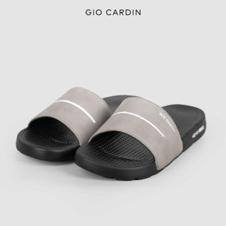 GIO CARDIN - Sandal Slides Pria Wanita Nova Triple Grey