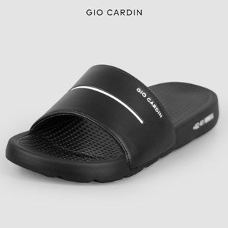 GIO CARDIN - Sandal Slides Pria Wanita Nova Triple Black