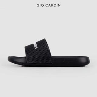 GIO CARDIN - Sandal Pria Wanita Leonard Black White