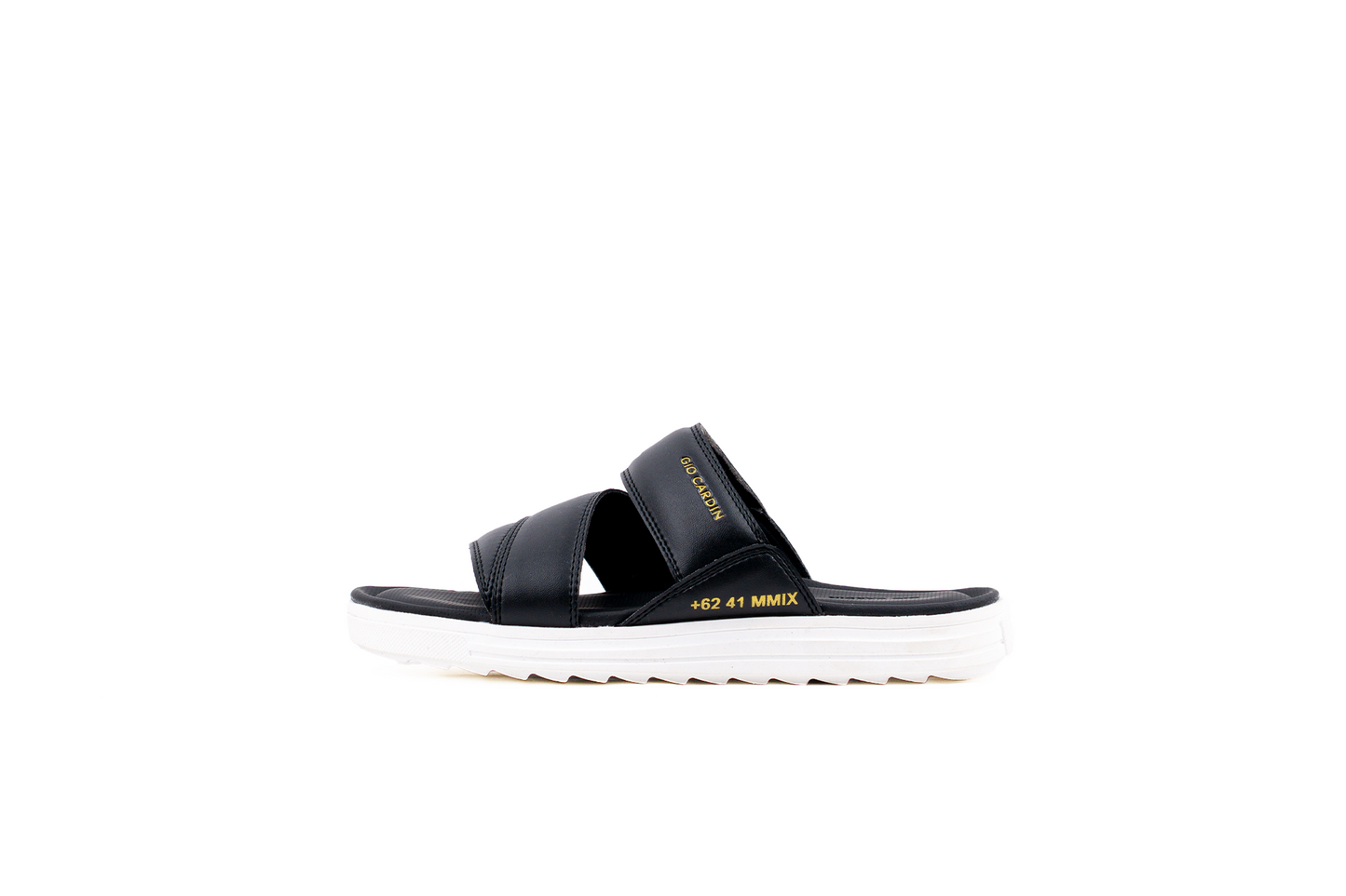 HUGO SANDALS | BLACK / WHITE | UNISEX - Gio Cardin