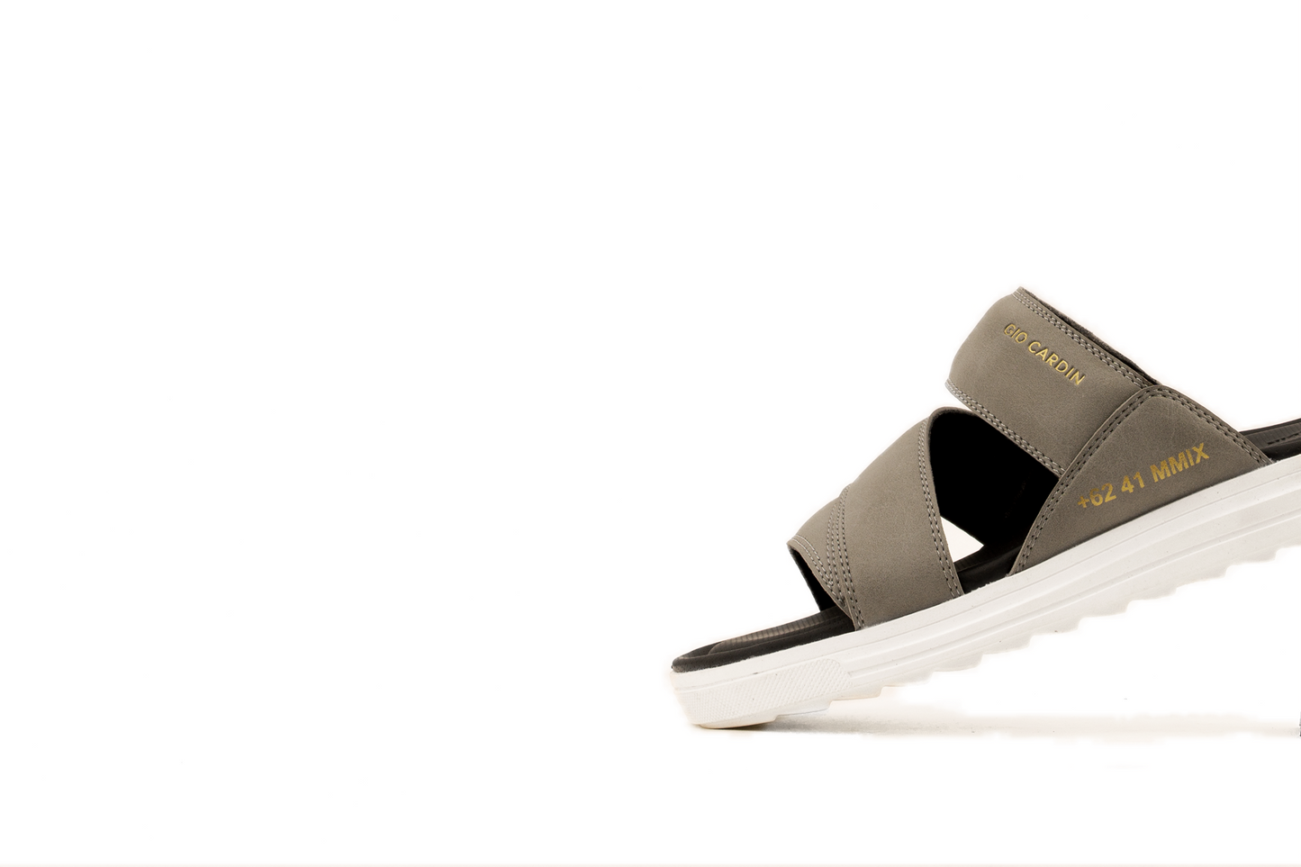 HUGO SANDALS | GREY / WHITE | UNISEX - Gio Cardin