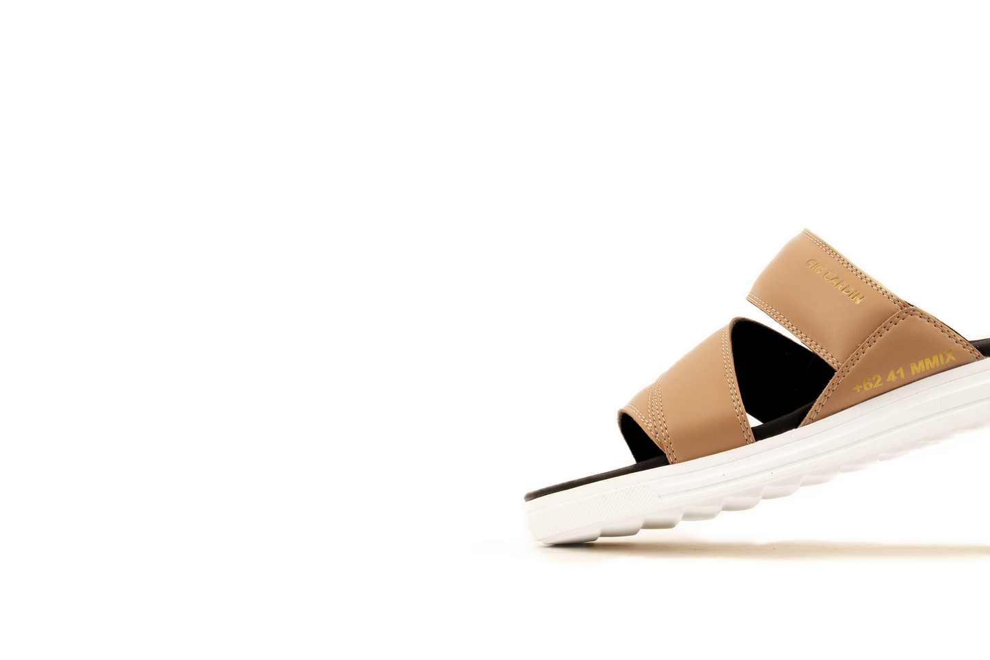 HUGO SANDALS | MOCA / WHITE | UNISEX - Gio Cardin