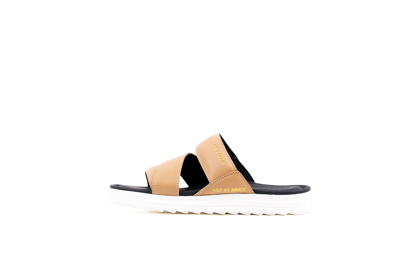HUGO SANDALS | MOCA / WHITE | UNISEX - Gio Cardin