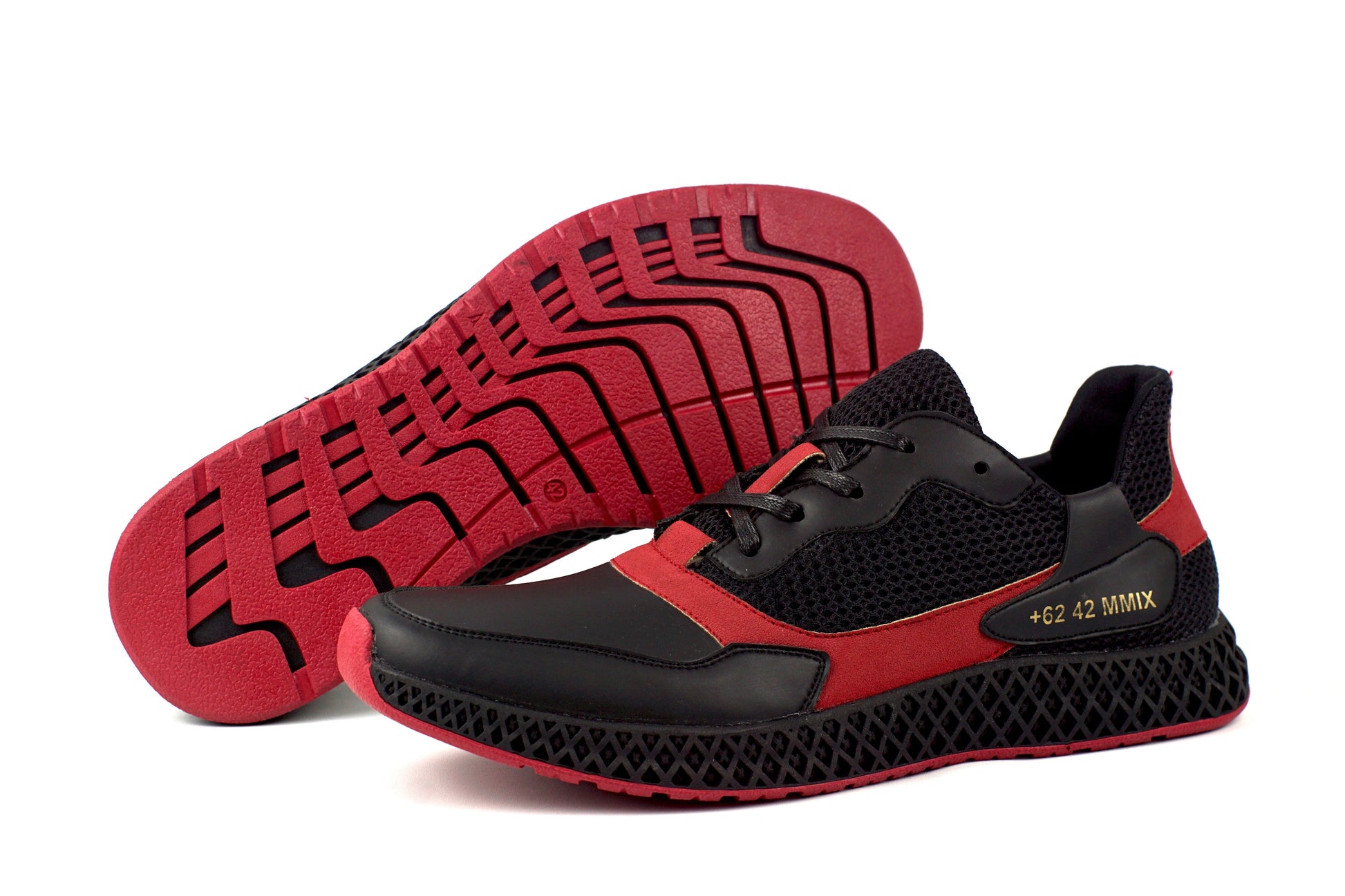 HERCULES | BLACK / RED | MEN - Gio Cardin