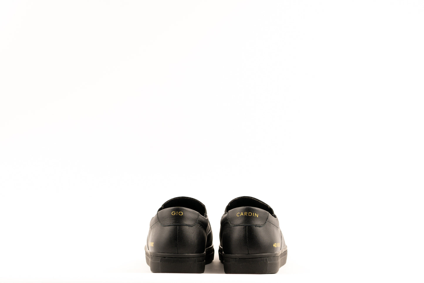 LAH-02 SLIP ON | TRIPLE BLACK | MEN - Gio Cardin