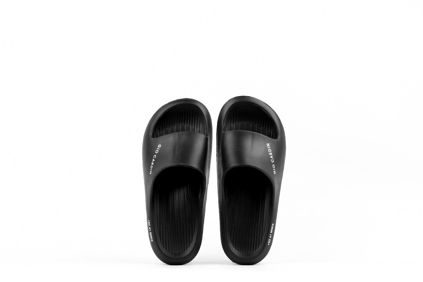NERON SLIDES | TRIPLE BLACK | UNISEX - Gio Cardin