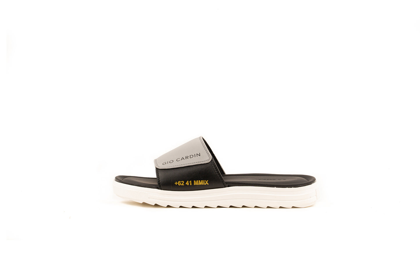 JUDE SLIDES | GREY / BLACK / WHITE | UNISEX - Gio Cardin