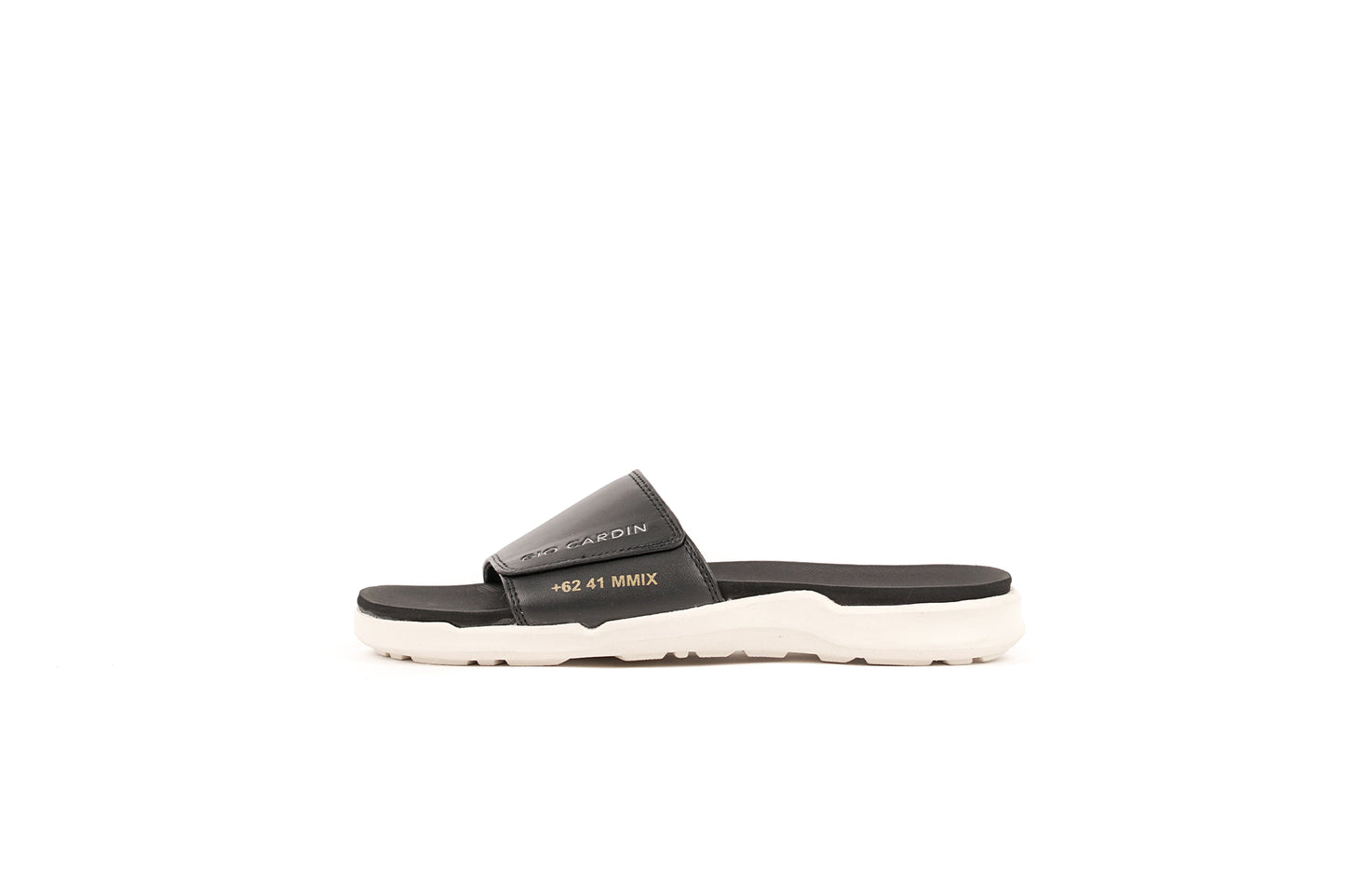 MAGNI SLIDES | ALMOST BLACK | UNISEX - Gio Cardin