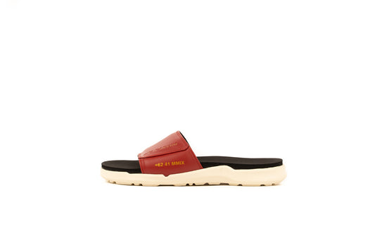 MAGNI SLIDES | ALMOST RED | UNISEX - Gio Cardin
