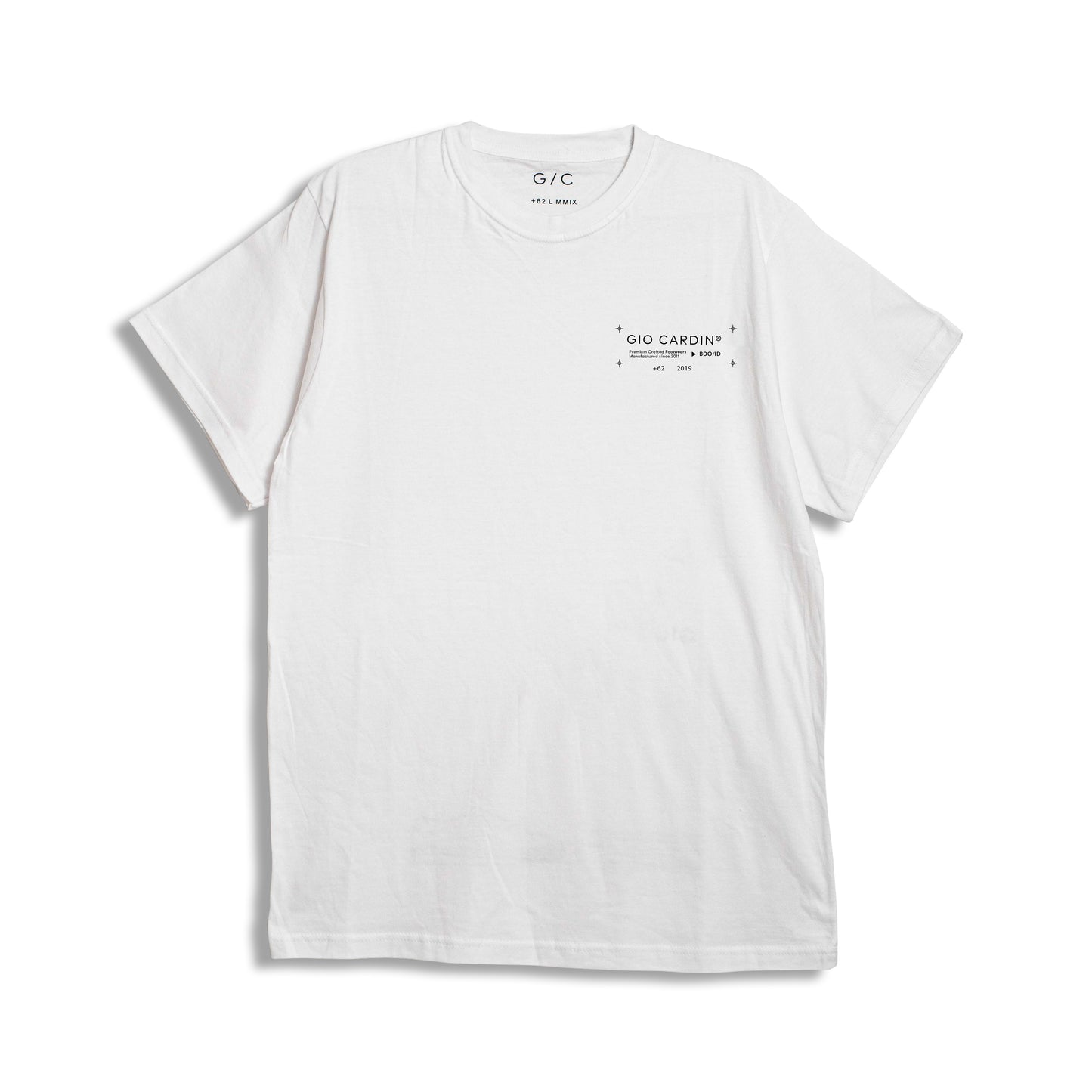 Screen Printing Mark Low Ankle Hover 01 Tshirt - White - Gio Cardin
