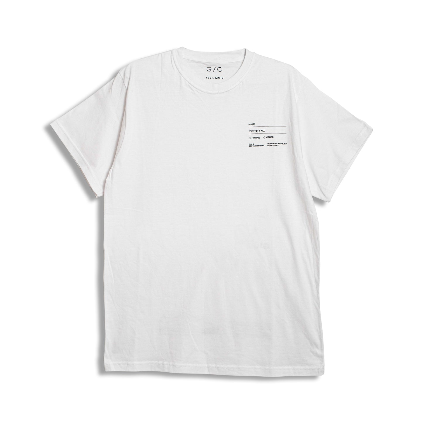 Identity Tshirt - White - Gio Cardin