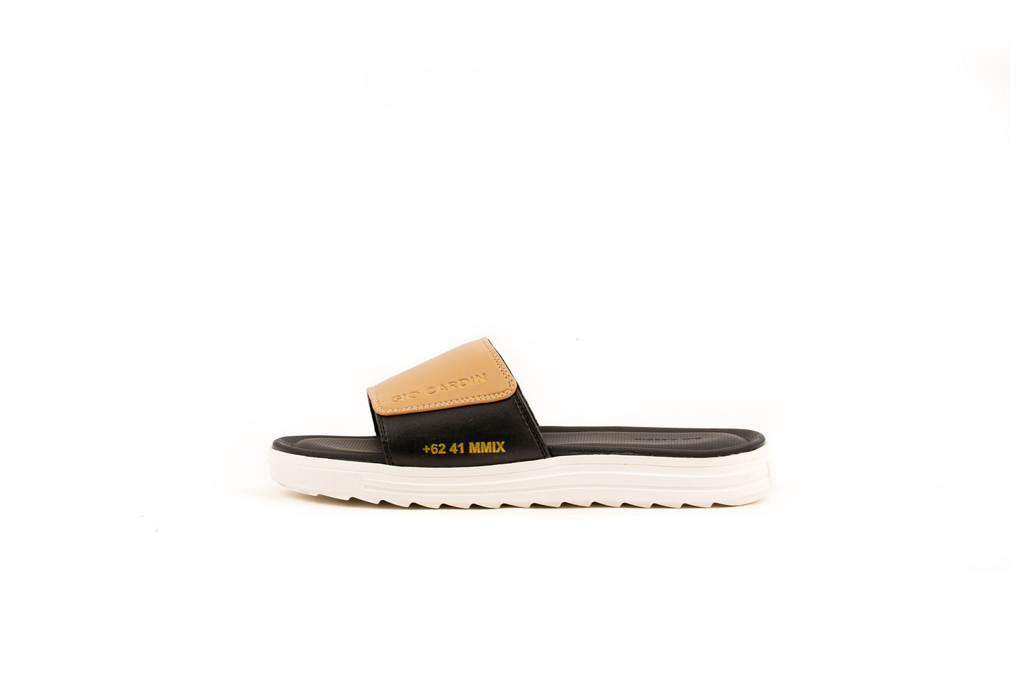 JUDE SLIDES | MOCA / BLACK / WHITE | UNISEX - Gio Cardin