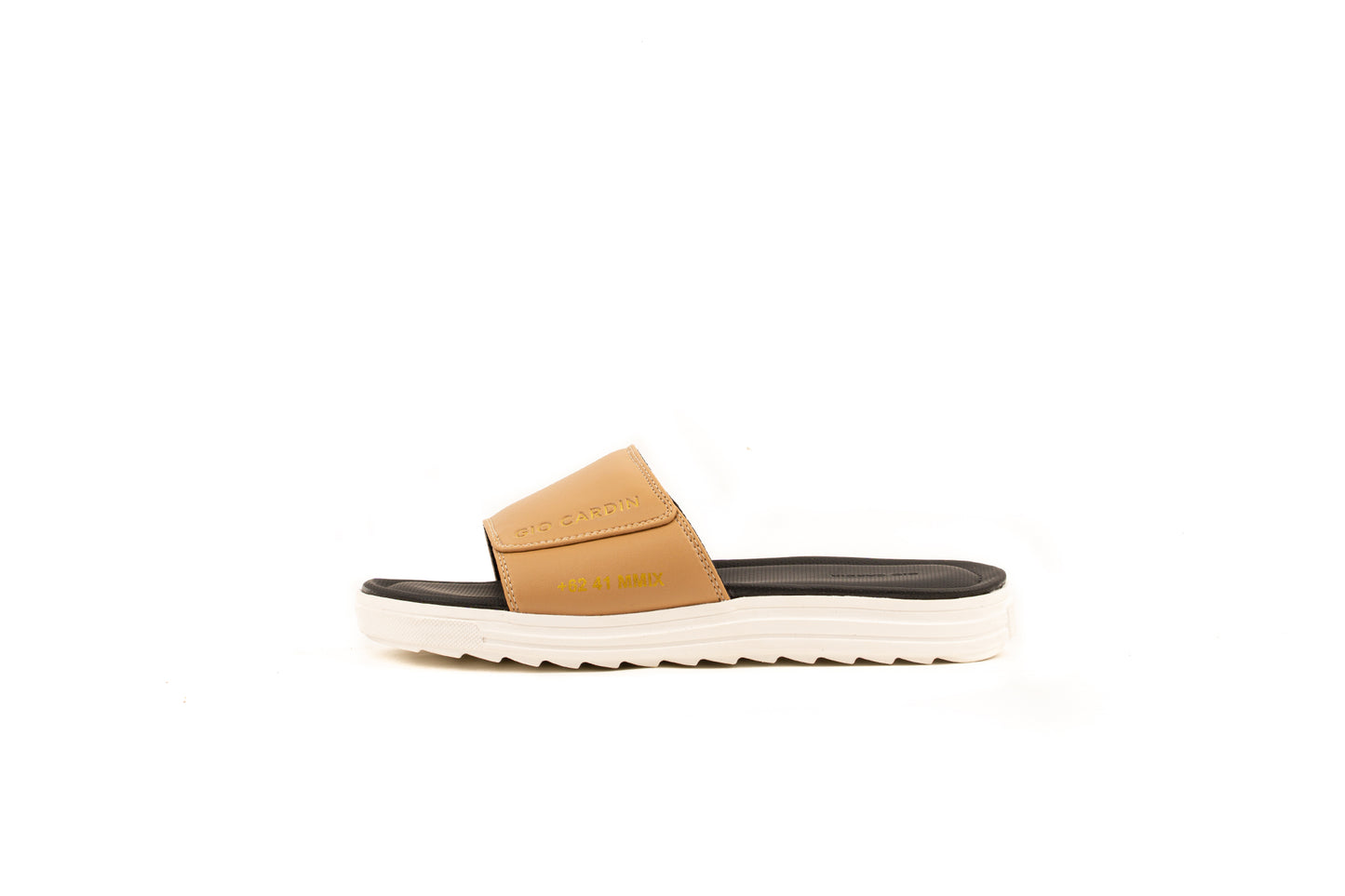 JUDE SLIDES | MOCA / MOCA / WHITE | UNISEX - Gio Cardin