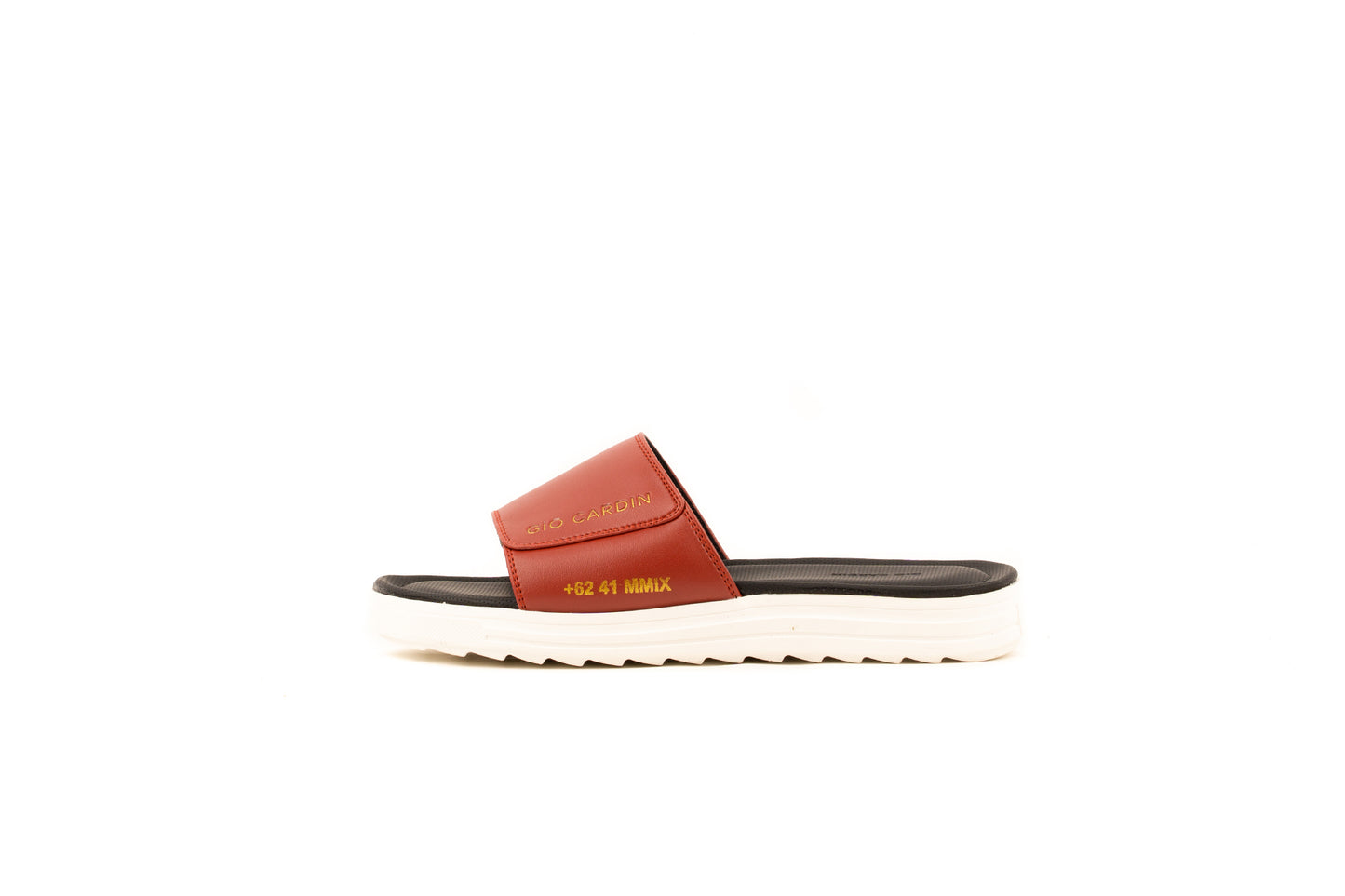 JUDE SLIDES | RED / RED / WHITE | UNISEX - Gio Cardin